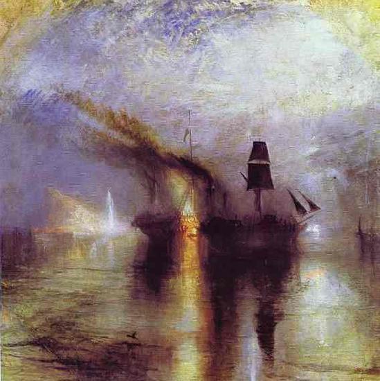 J.M.W. Turner Peace - Burial at Sea. Norge oil painting art